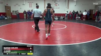 126 lbs Round 3 - CJ Davis, Notre Dame, Burlington vs Buxton Carlson, Burlington