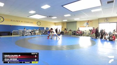 87kg/100kg Round 3 - David Calkins Jr, Delta Wrestling Club vs Ryan George, Spring Hills Wrestling