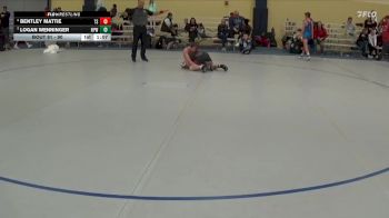 90 lbs 5th Place Match - Bentley Mattie, The Shed vs Logan Wenninger, New Prague Wrestling