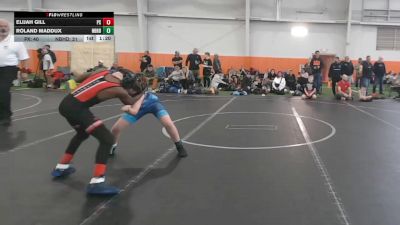 96 lbs Round 2 (8 Team) - Roland Maddux, Neighborhood Wrestling vs Elijah Gill, Project X