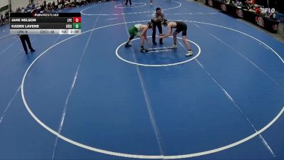 138 lbs Finals (8 Team) - Jake Nelson, Lincoln Pius X vs Kaden Lavene, Central City