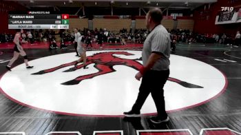 105 lbs Quarterfinal - Layla Ward, Oakland Tech Senior H S vs Mariah Main, Arroyo (San Lorenzo)