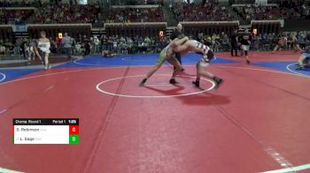 172 lbs Champ. Round 1 - Liam Gage, Rustler Wrestling Club vs Gage Robinson, Camel Kids Wrestling