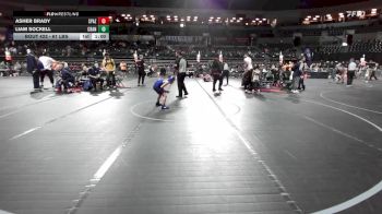 61 lbs 7th Place - Asher Brady, Spazz Wrestling vs Liam Sockell, Cranford