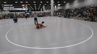 144 lbs Cons. Rd Of 64 - Braden Lane, Gracie Barra Westchase Wrestling Club vs Brogan Hagen, Firebird Wrestling Club