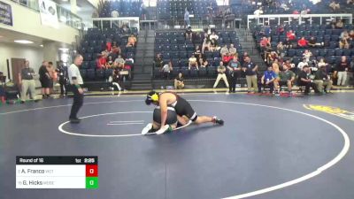 285 lbs Round Of 16 - Angelo Franco, Victor Valley vs Garret Hicks, Modesto