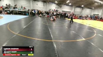 165 lbs Champ. Round 3 - Carson Hageman, Erie vs Beckett Cropp, Fort Collins