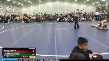 135 lbs Round 1 (6 Team) - Aiden Hippen, Iowa Gold vs Jayden Walther, Wyoming Brown