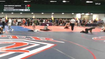 138 lbs Consi Of 64 #1 - Jack Simpson Simpson, CO vs Evan Stanley, IN