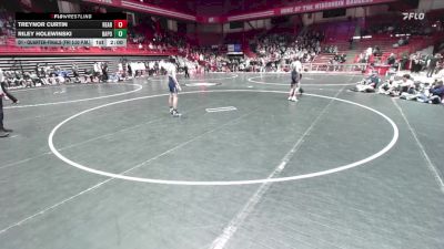 113 lbs D1 - Quarter-finals (fri 5:30 P.m.) - Riley Holewinski, Bay Port vs Treynor Curtin, Reedsburg Area