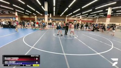 187 lbs Round 3 - Elijah Torres, X-CLUSIVE Wrestling vs Ian Crosby, Texas Elite Wrestling Club