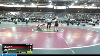 165 lbs Champ. Round 2 - Cali Coyle, Hanford vs Dakota Frogge, Wasatch