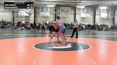 285 lbs Quarterfinal - Joey Schneck, Maryland vs Hogan Swenski, Rider - UNATT