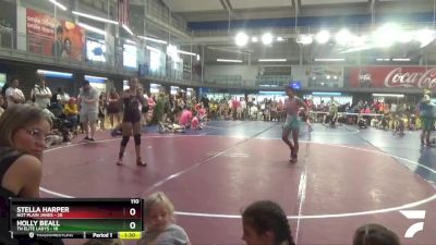 110 lbs Quarterfinals (8 Team) - Holly Beall, TN Elite Ladys vs Stella Harper, Not Plain Janes