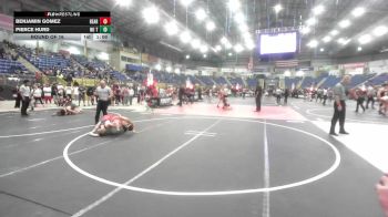 120 lbs Round Of 16 - Benjamin Gomez, Bear Cave WC vs Pierce Hurd, No Team