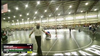 40 lbs Semifinal - Mateo Reyes-Galdamez, Westlake vs Stone Huff, Fremont Wrestling Club