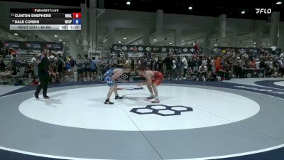 65 kg Champ. Rd Of 16 - Clinton Shepherd, Howe Wrestling School, LLC vs Dale Corbin, Wyoming Seminary College Preparatory High School Wrestling