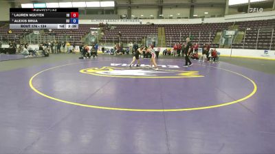 124 lbs Cons. Semi - Alexis Brua, D`Youville vs Lauren Nguyen, Sacred Heart