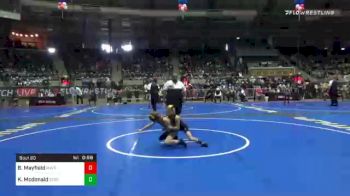 61 lbs Semifinal - Brody Mayfield, Mayfield Mat Academy vs Kai Mcdonald, Sebolt Wrestling Academy