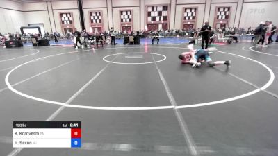 190 lbs Consi Of 16 #2 - Kristian Koroveshi, Pa vs Henry Saxon, Nj