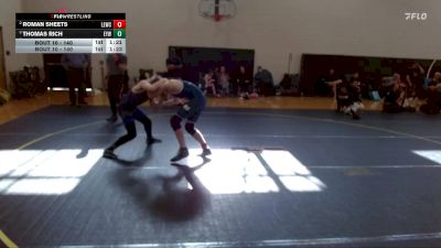140 lbs Round 1 - Roman Sheets, Legacy Elite Wrestling Club vs Thomas Rich, Spartanburg Wrestling Academy