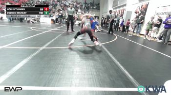 73 lbs Quarterfinal - Hollis Thomas, Raw vs Colson Beckley, Team Tulsa Wrestling Club