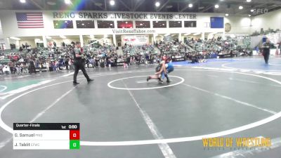 70 lbs Quarterfinal - GeneGene Samuel, Pride Wrestling vs Jaxon Tablit, Elite Force Wrestling Club