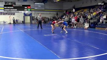 100 lbs Round 2 (8 Team) - Aubrey Krueger, Benton Community vs Mia Michael, Union Community