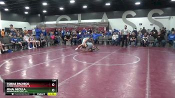 139 lbs Quarterfinals (8 Team) - Tobias Pacheco, Dundee Wrestling (MI) vs Mihai Necula, Minions Black (GA)