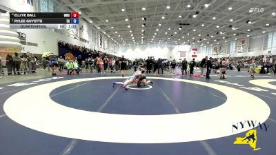 145 lbs Quarterfinal - Rylee Guyette, 518 Grapplers vs Elliye Ball, WRCL Wrestling Club