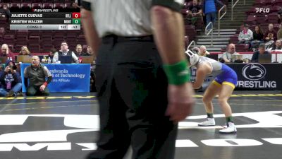 100 lbs Consi 3 - Kristen Walzer, Montour-G vs Juliette Cuevas, Bellwood Antis-G
