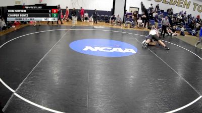 285 lbs Cons. Semi - Cooper Bentz, Thomas Jefferson vs Dom Shevlin, Kiski