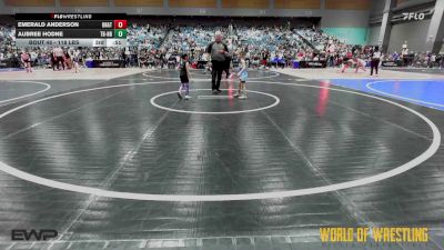 46 lbs Semifinal - Riley Tarwater, Eufaula Ironheads Wrestling Club vs Mina Deleon, Pacific Edge Wrestling