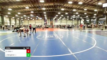145 lbs Round Of 128 - Derek Cote, ME vs Jensen Bergeron, LA