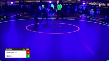 57 lbs Quarterfinal - Jackson Hermann, Lincoln Junior Hawks vs Isaiah Stout, F-5 Grappling