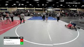 137 lbs Round Of 32 - Wesley Hayden, Bay Area Dragons WC vs Will Deutschlander, 3F Wrestling