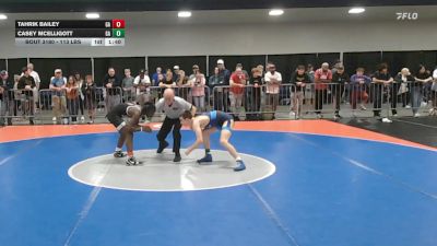 113 lbs Consi Of 32 #1 - Tahrik Bailey, GA vs Casey McElligott, GA
