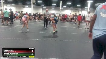 98 lbs Round 4 (6 Team) - Jake Benyo, Purge GT Anarchy vs Frank Albright, U2 Upstate Uprising