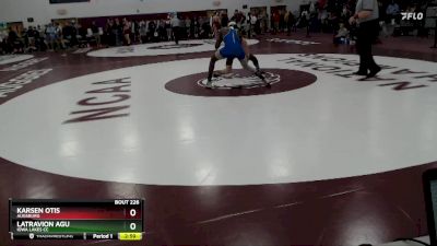 157 lbs Cons. Round 4 - Latravion Agu, Iowa Lakes CC vs Karsen Otis, Augsburg