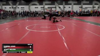 70 lbs Cons. Round 3 - Wyatt Nelson, GRLO vs Gabriel Lewis, SMCC