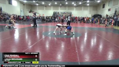 75 lbs Cons. Round 2 - Cole Pearsall, No Nonsense Wrestling vs Logan Broussard, Big Lake