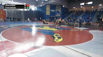 100 lbs 5th Place Match - Olivia Mancha, Choate Rosemary Hall vs Lottie Durant, Broad Run