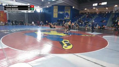 100 lbs 5th Place Match - Olivia Mancha, Choate Rosemary Hall vs Lottie Durant, Broad Run