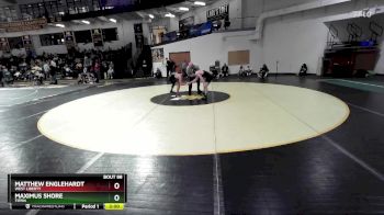 133 lbs Cons. Round 3 - Maximus Shore, Tiffin vs Matthew Englehardt, West Liberty