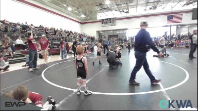 40 lbs Consolation - Kolsen Ashley, Blackwell Wrestling Club vs Jensen Caughlin, Cleveland Take Down Club