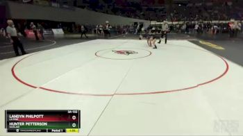 3A-132 lbs Quarterfinal - Landyn Philpott, La Pine vs Hunter Petterson, Siuslaw