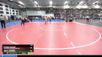 133 lbs Champ. Round 2 - Ethan Woods, University Of Saint Mary (KS) vs Riley Harger, Graceland University
