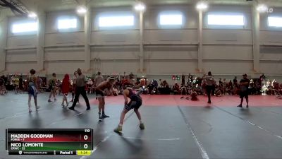 110 lbs Round 5 (8 Team) - Nico Lomonte, CRWC vs Madden Goodman, FORGE