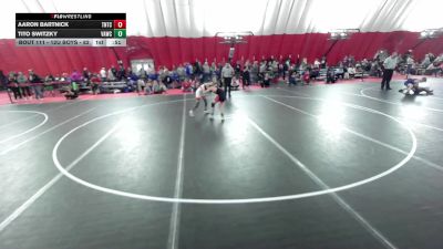 12U Boys - 82 lbs Cons. Round 2 - Aaron Bartnick, Team Nazar Training Center vs Tito Switzky, Verona Area Wrestling Club, Inc.
