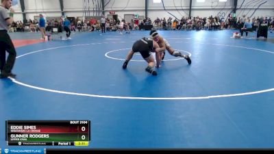 Elite 174 lbs Cons. Round 4 - Gunner Rodgers, Upper Iowa vs Eddie Simes, Wisconsin-La Crosse